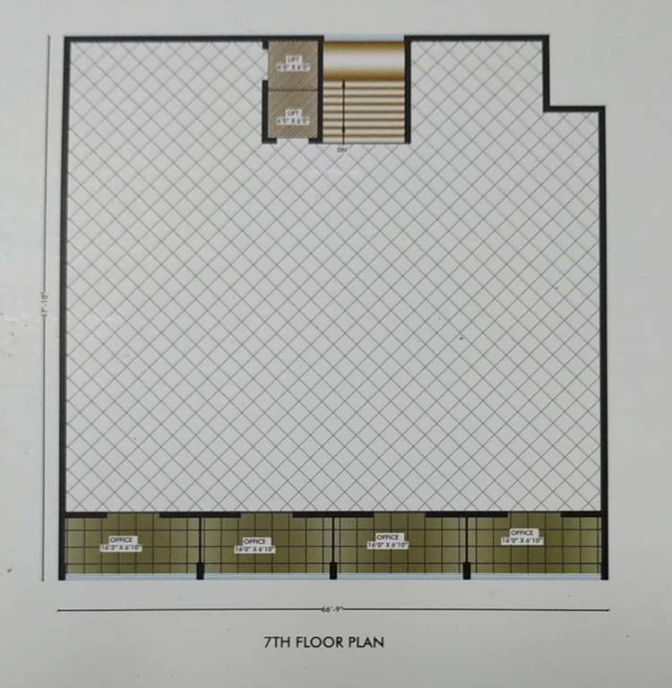  shivalay Shivalay Cluster Plan for 7th Floor