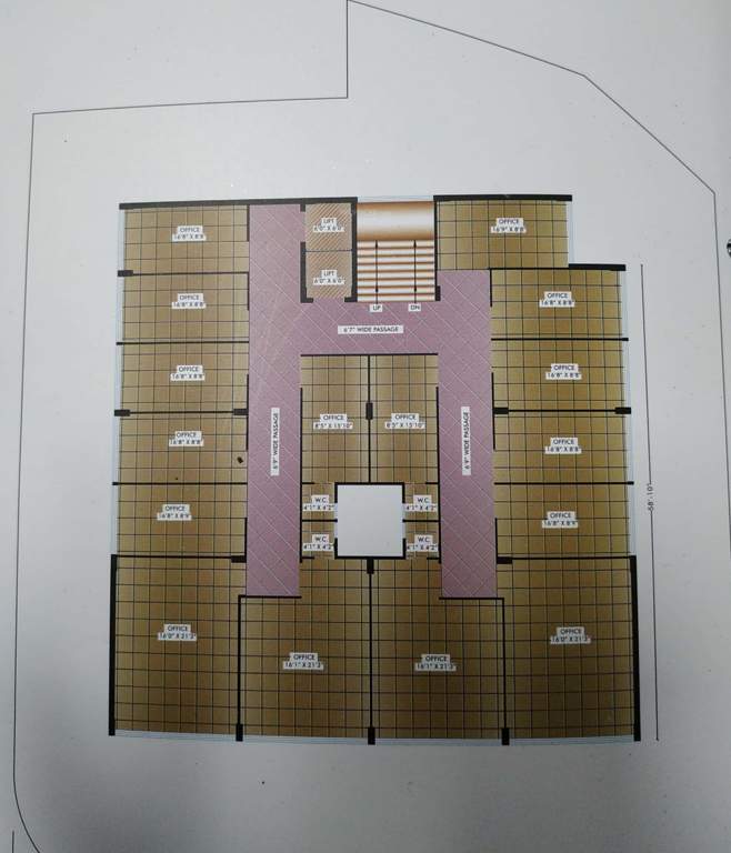  shivalay Shivalay Cluster Plan from 2nd to 6th Floor