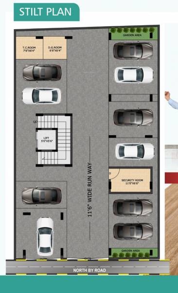  enclave Enclave Cluster Plan for ground Floor