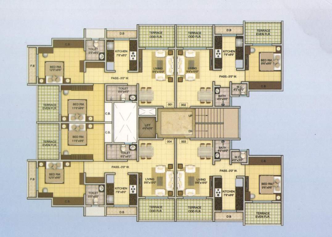  arcade c wing Shishodia Arcade C Wing Cluster Plan