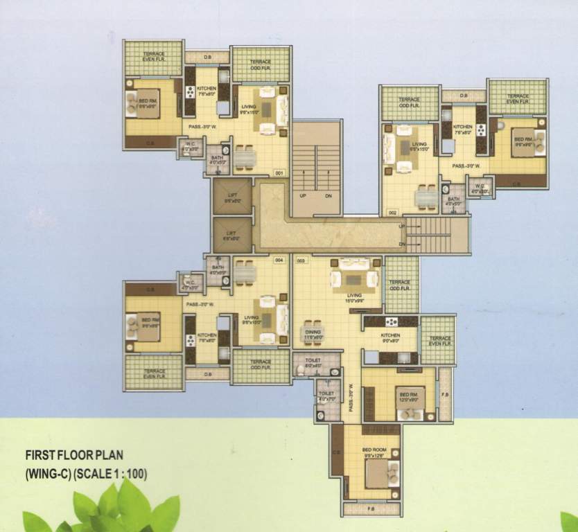  arcade c wing Shishodia Arcade C Wing Cluster Plan