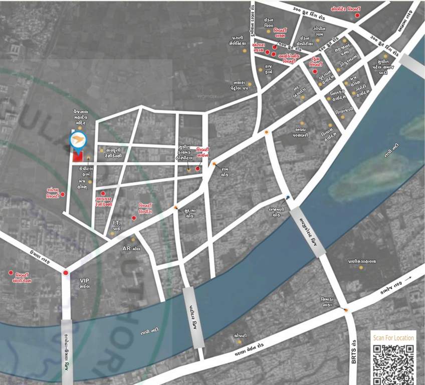  pavitram liberty Location Plan