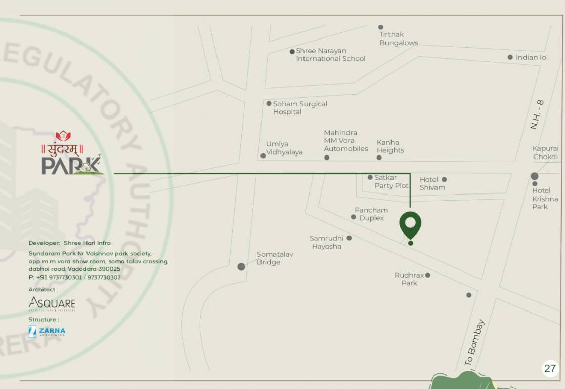 sundaram park Location Plan
