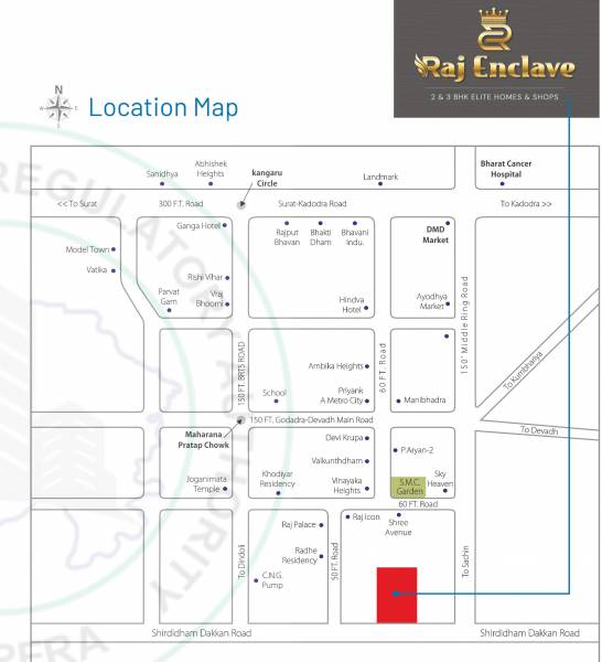 Location Plan raj-enclave-phase-i Location Plan
