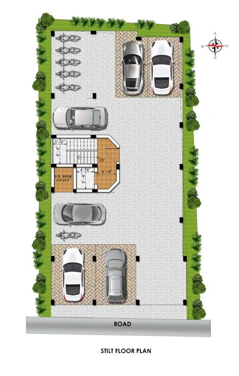  janani dhanalakshmi Janani Dhanalakshmi Cluster Plan for ground Floor