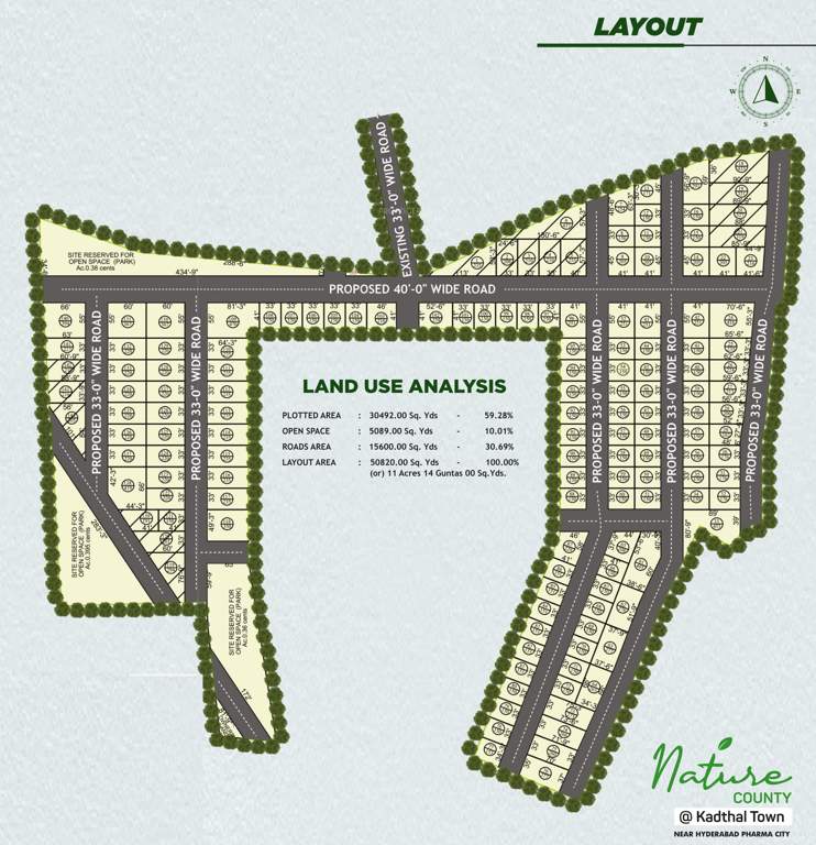  nature county Layout Plan