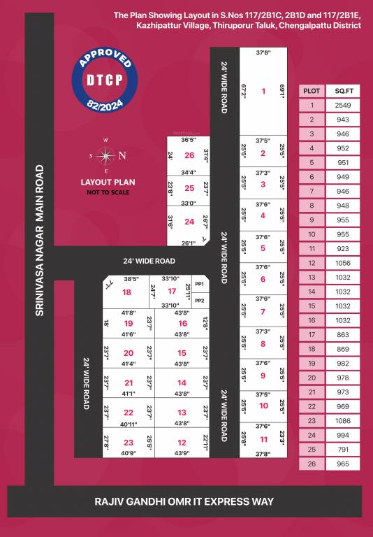  homes serasa avenue Layout Plan
