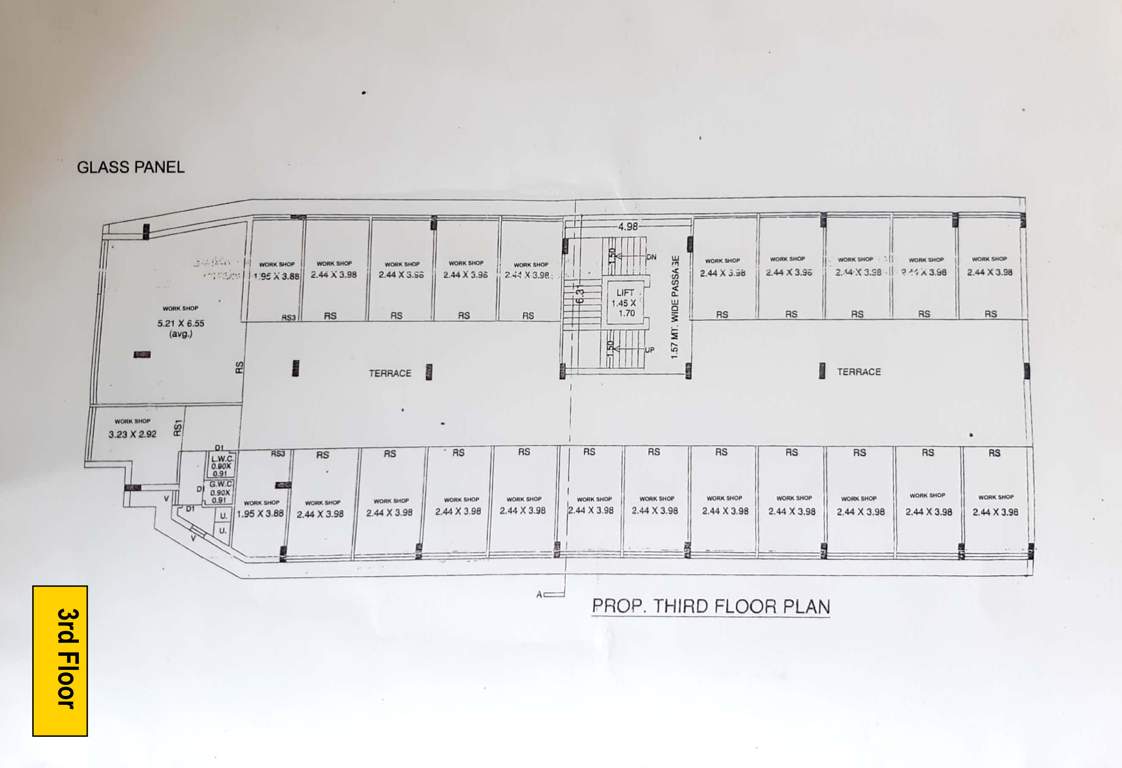  avadh plaza Avadh Plaza Cluster Plan for 3rd Floor