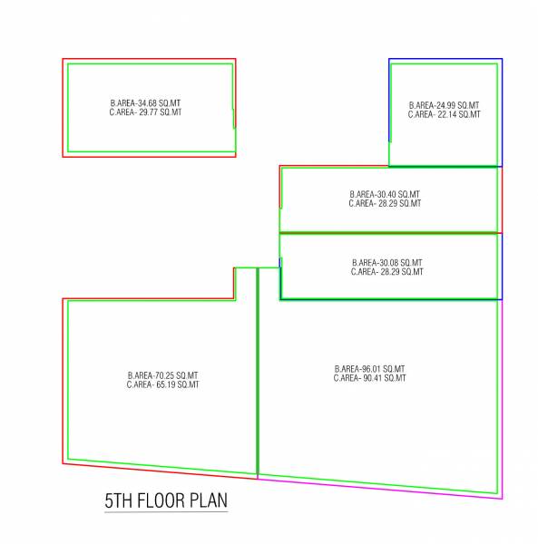  prime Prime Cluster Plan for 5th Floor