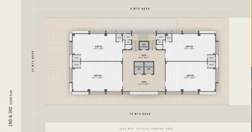  niramay-the-medical-hub Niramay The Medical Hub Cluster Plan From 2nd To 3rd Floor