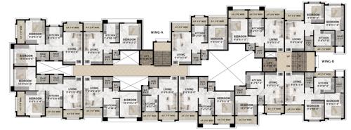  akanksha-co-op-hsg-soc-ltd Akanksha Co Op Hsg Soc Ltd Cluster Plan