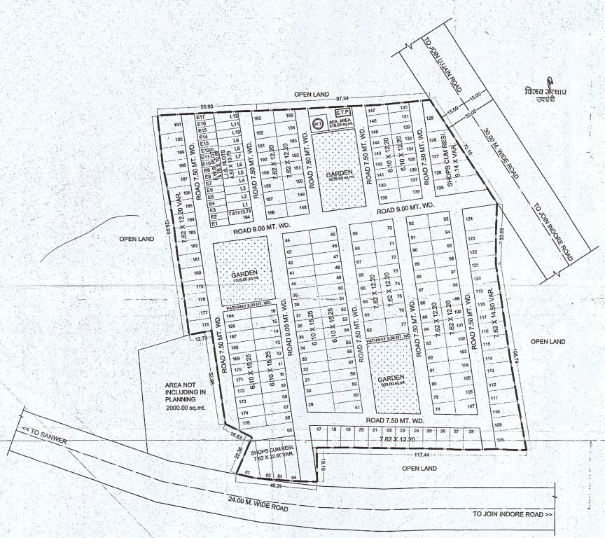 mayur city Layout Plan