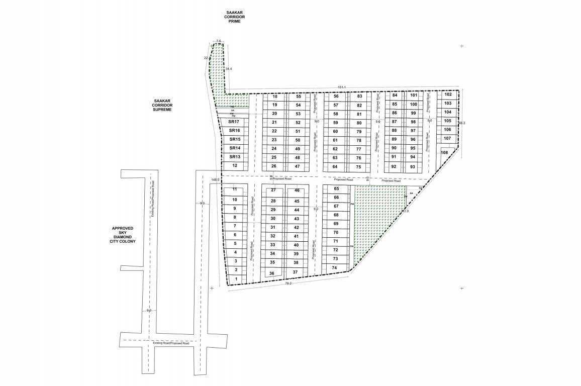  sky platinum nx city Layout Plan