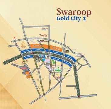  swaroop gold city 2 Location Plan