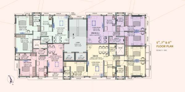  ampple-one Ampple One Cluster Plan for 5th Floor