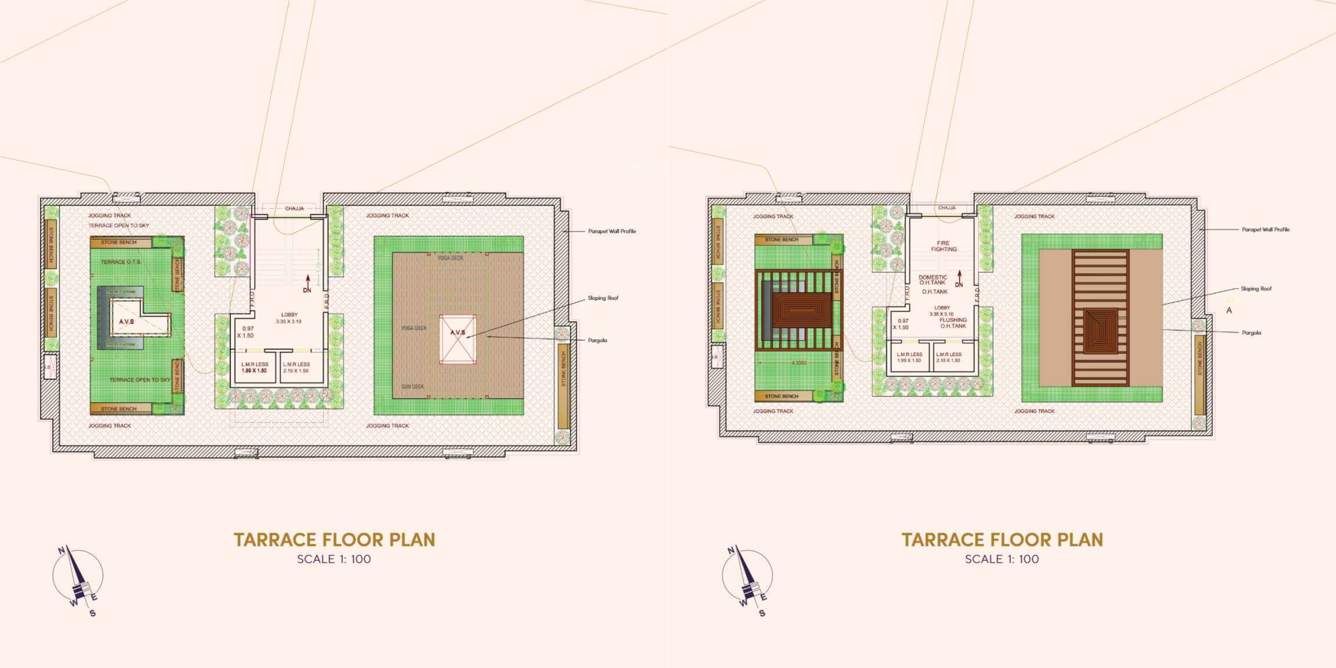  ampple one Ampple One Cluster Plan Terrace Floor