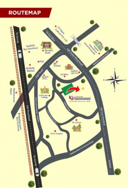  nanmanai Location Plan