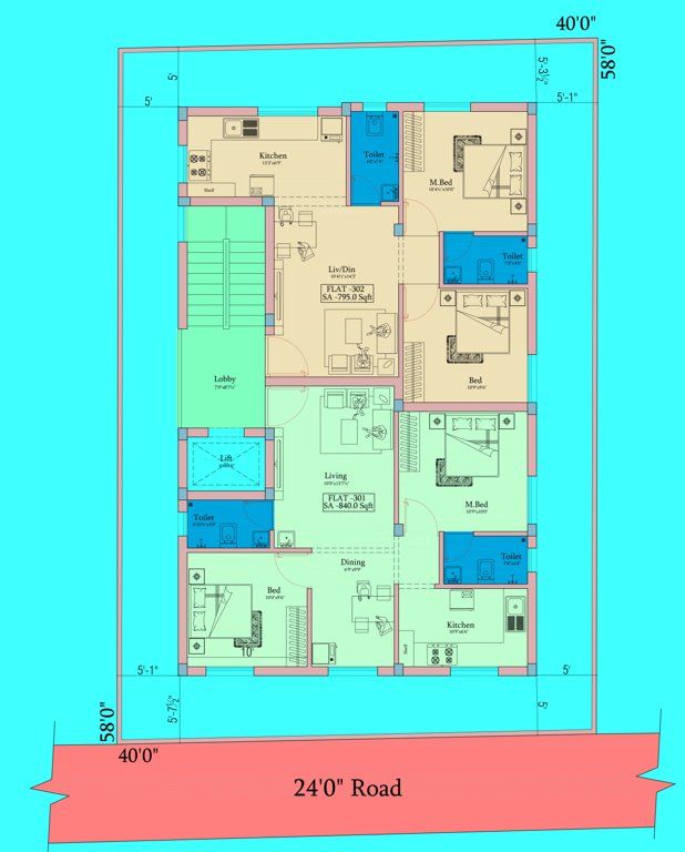  ms swastika MS Swastika Cluster Plan For 3rd Floor