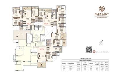  the-pleasant-coop-housing-society-ltd The Pleasant Coop Housing Society Ltd Cluster Plan for 2nd Floor