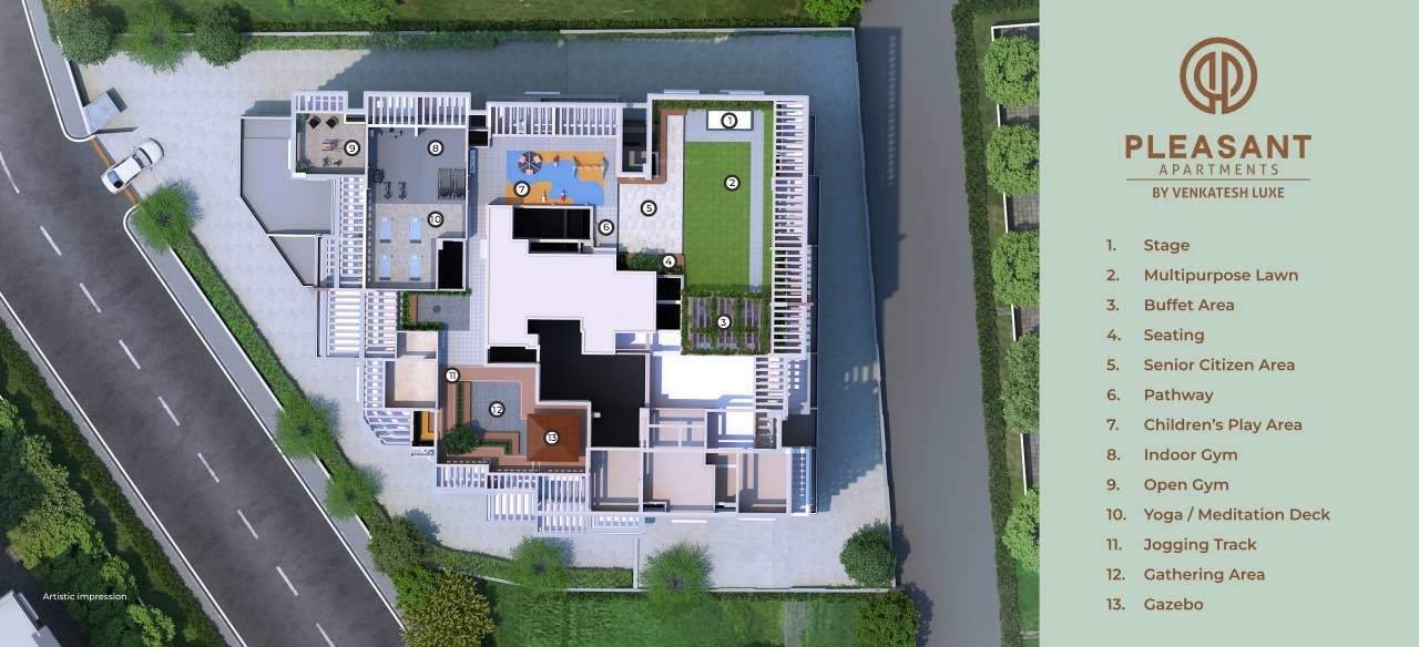  the pleasant coop housing society ltd Layout Plan