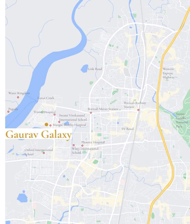  gaurav galaxy Location Plan