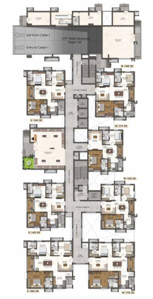 fairmount-the-arc Jain Fairmount The Arc Block A Cluster Plan