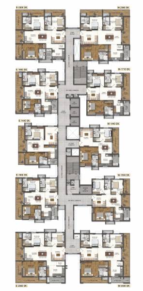  fairmount-the-arc Jain Fairmount The Arc Block A Cluster Plan