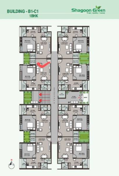 green B1 + C1 Cluster Plan