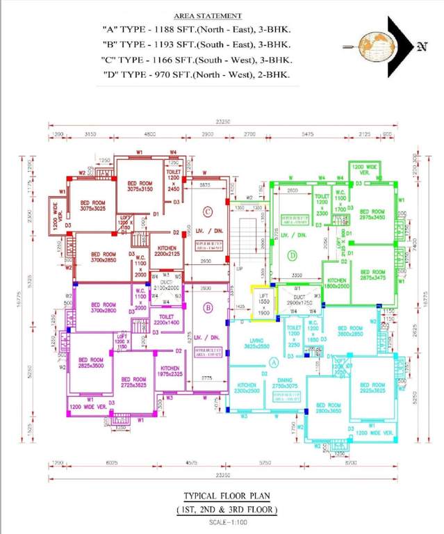  live pansy Live Pansy Cluster Plan from 1st to 3rd Floor