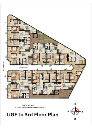 Trinity High Steert North Avenue Cluster Plan from ground to 3rd Floor high-steert-north-avenue Trinity High Steert North Avenue Cluster Plan from ground to 3rd Floor