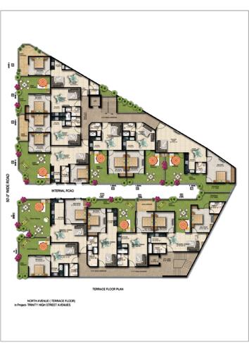 Trinity High Steert North Avenue Terrace Cluster Plan high-steert-north-avenue Trinity High Steert North Avenue Terrace Cluster Plan