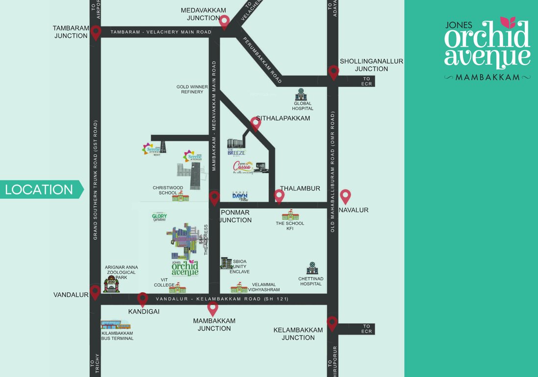  orchid avenue Location Plan