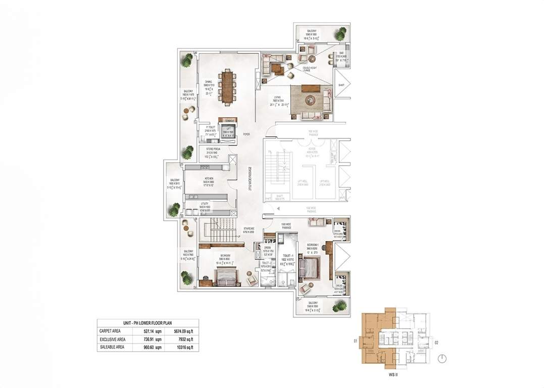  waterfall suites ii Waterfall Suites II Cluster Plan