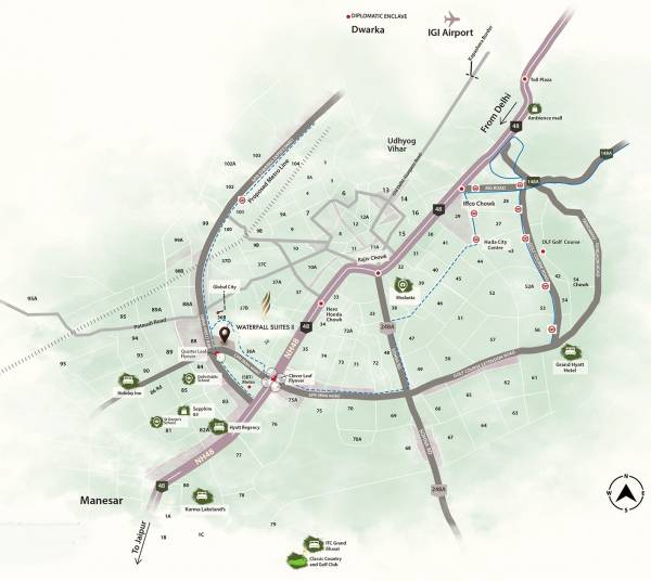 waterfall-suites-ii Location Plan