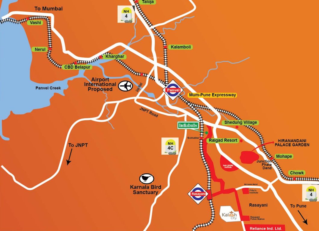  tulsi kalash city phase iii Location Plan