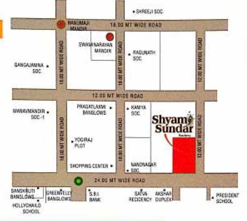  yashraj shyam sundar residency Location Plan