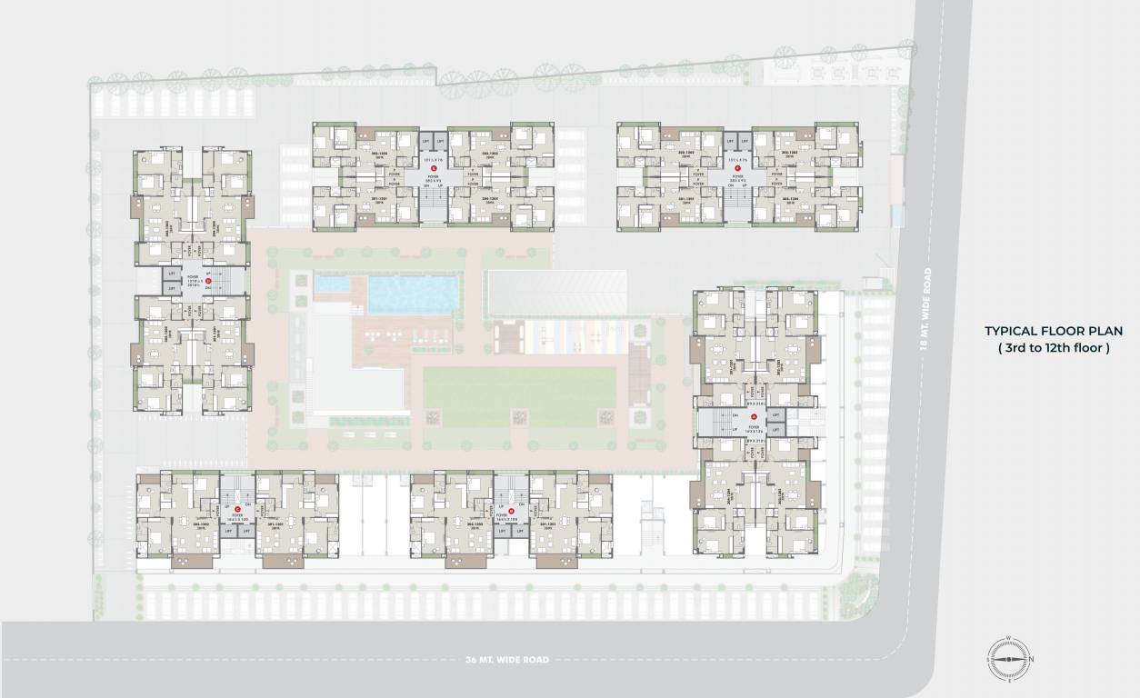  fortune prime Block A Cluster Plan