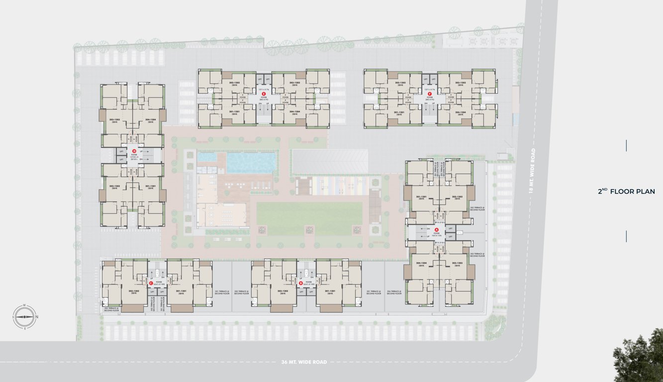  fortune prime Block A Cluster Plan for 2nd Floor