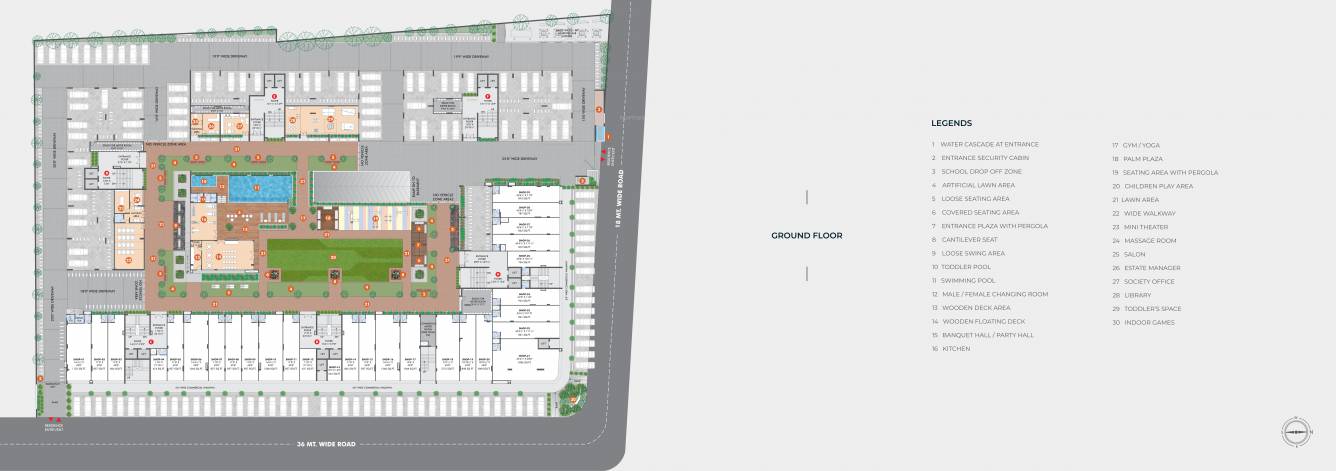  fortune prime Block A Cluster Plan for ground Floor