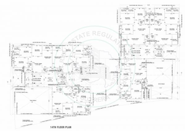  vrundavan-zion Block A & B Cluster Plan for 14th Floor