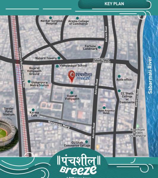  panchshil-breeze Location Plan