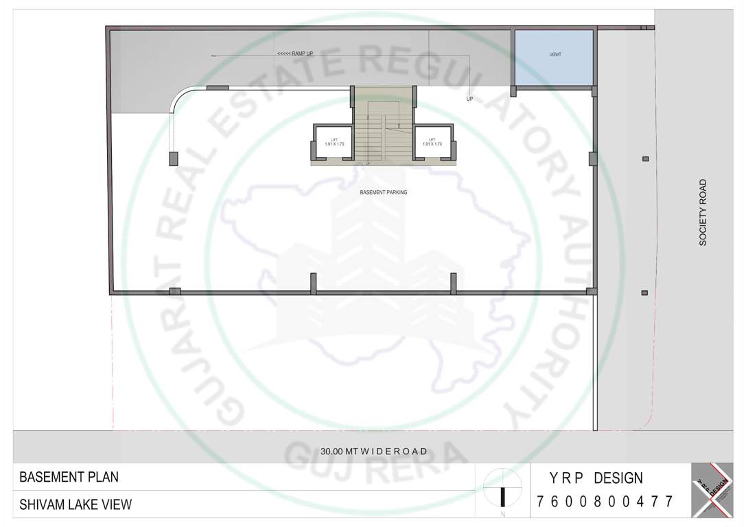  shivam lakeview Shivam Lakeview Basement Floor Cluster Plan