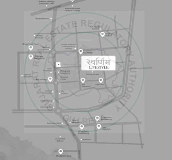  swarnim-lifestyle Location Plan