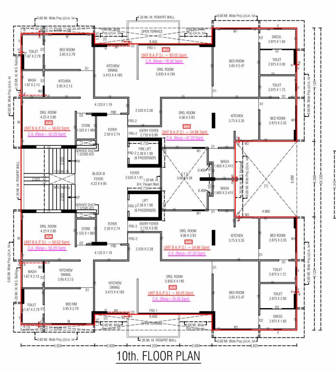 splendora 2 Block B Cluster Plan for 10th Floor