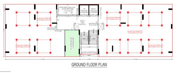  splendora-2 Block C Ground Floor Cluster Plan