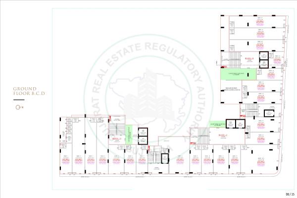  swastik-harmony Block B, C And D Cluster Plan for ground Floor