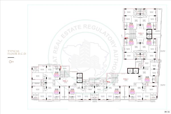  swastik-harmony Block B, C And D Cluster Plan for Typical Floor