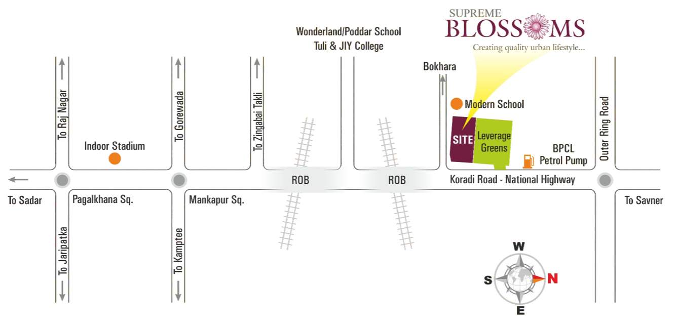  supreme blossoms Location Plan