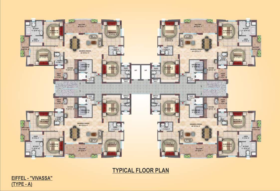  vivassa estate Vivassa Estate A Typical  Cluster Plan