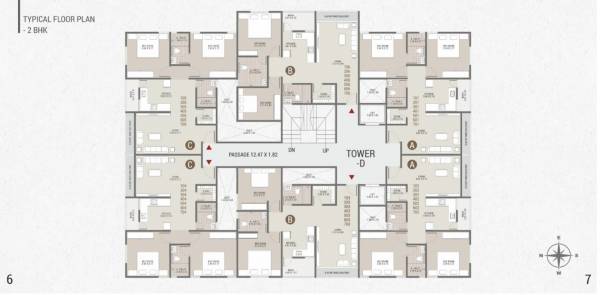 Heights Tower D Typical Floor Cluster Plan heights-tower-d Heights Tower D Typical Floor Cluster Plan